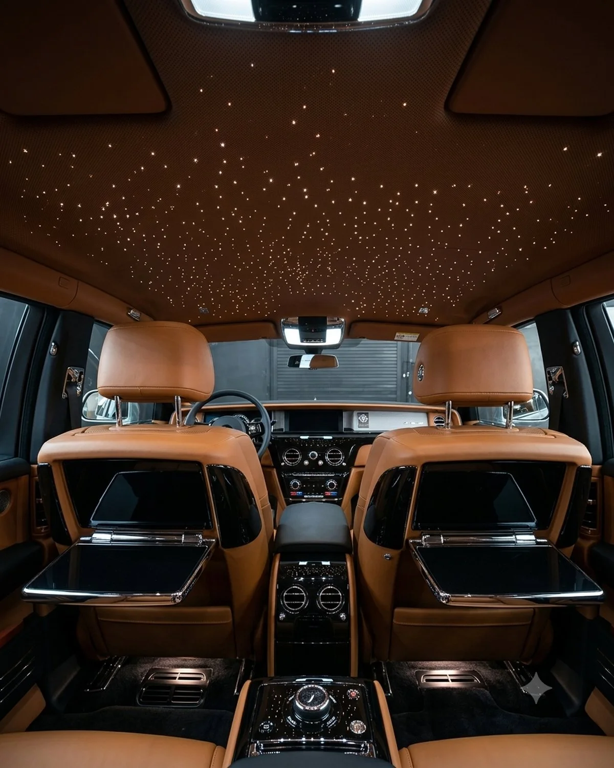 Rolls-Royce starlight headliner interior from the CAVALMA fleet