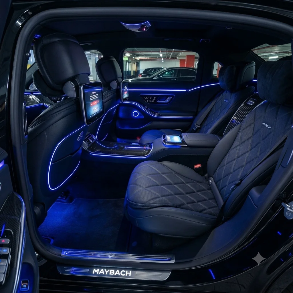 Mercedes-Maybach rear cabin from the CAVALMA fleet